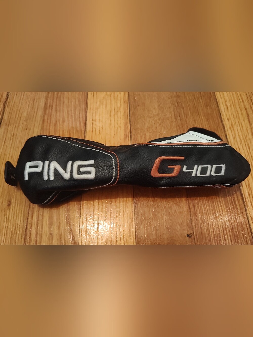 Ping G400 Hybrid Headcover 19 Degree - Black/White/Orange - Good Used